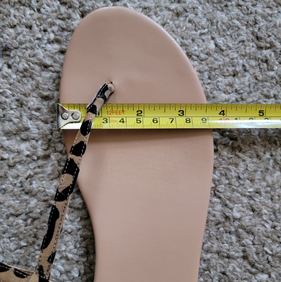 H&M Leopard Print Sandals Size 39 - Picture 6 of 8